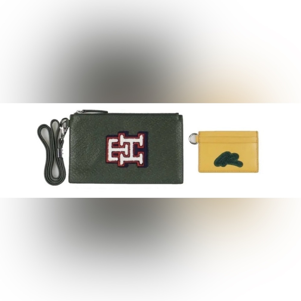 Tommy Hilfiger Anthony Ramos Genuine Leather Wallet, Lanyard, Credit Card Holder